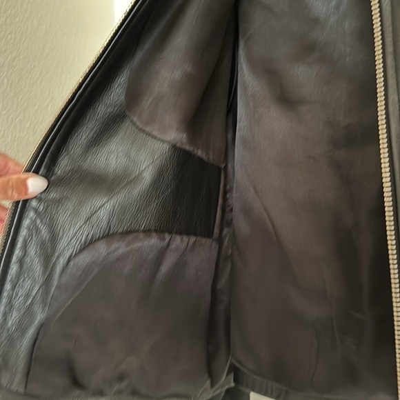 STAUD Lenora Black Leather Jacket - size Small - Picture 9 of 9